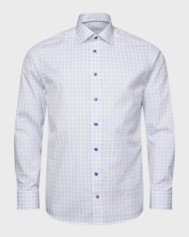 Men's Contemporary Fit Check Shirt Product Image