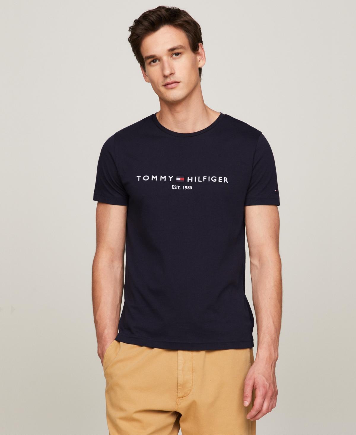 Tommy Hilfiger Men's Embroidered Tommy Logo T-Shirt Product Image