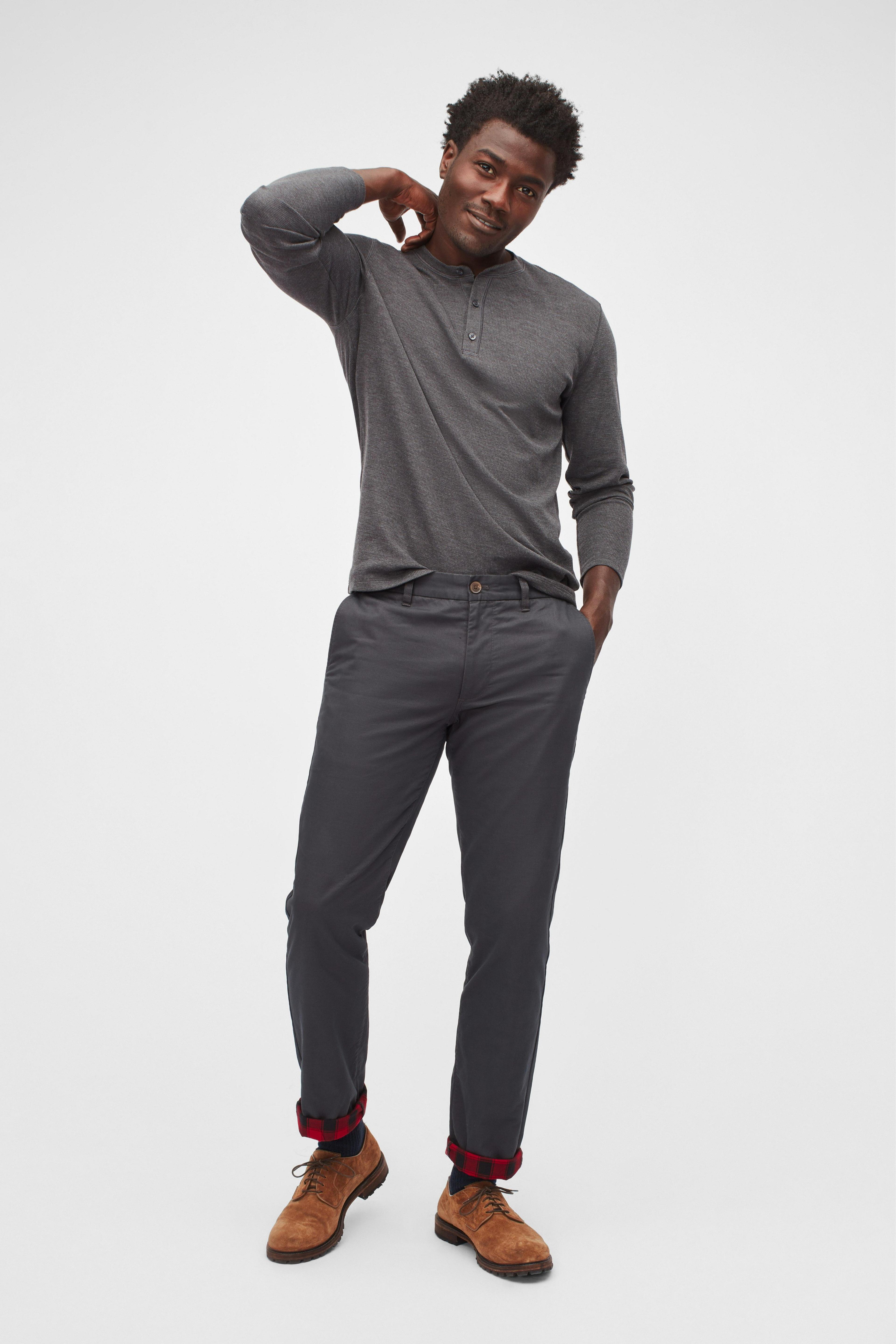 Flannel Lined Chinos Product Image