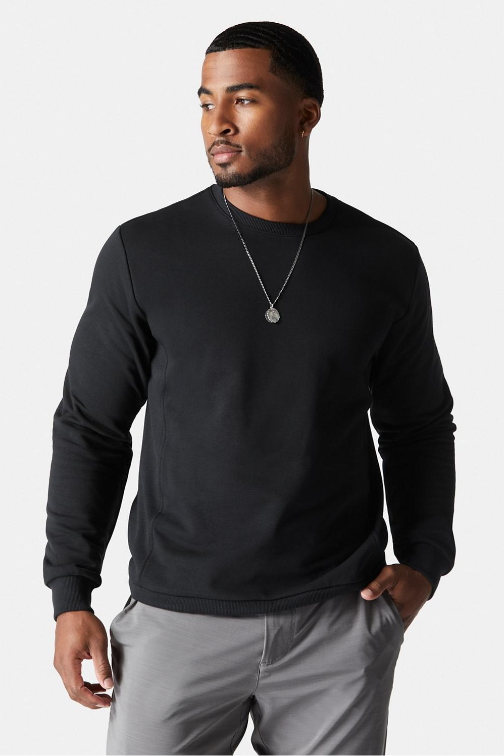 Fabletics Men The Courtside Crew male black Size XXL Product Image