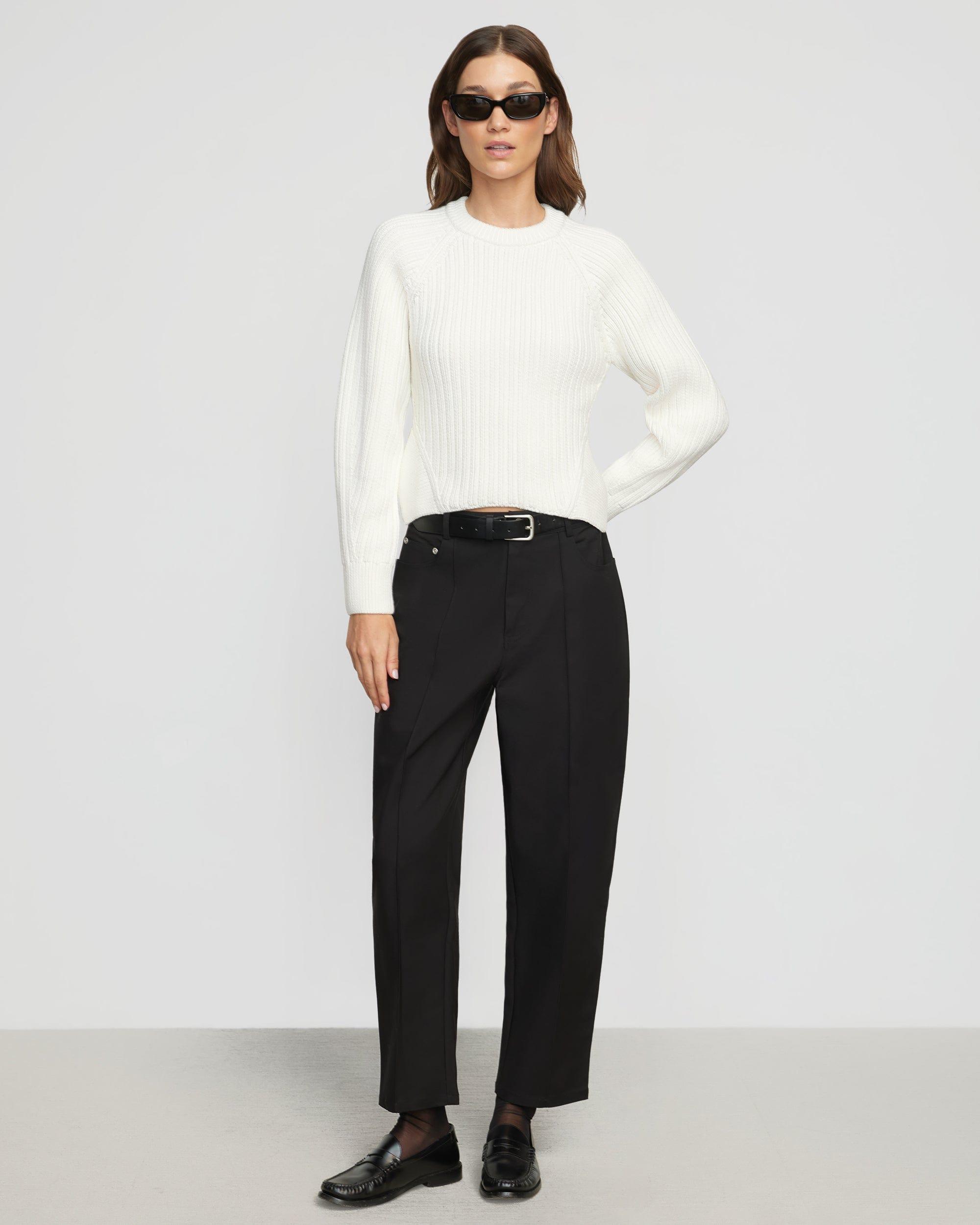 Iona Organic Cotton Cropped Sweater Product Image