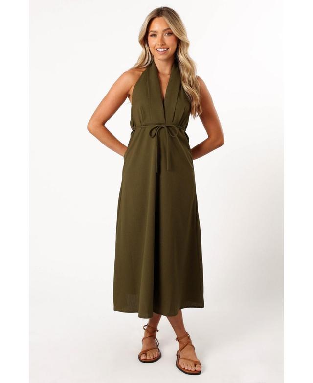 Petal and Pup Womens Ivy Halterneck Midi Dress Product Image