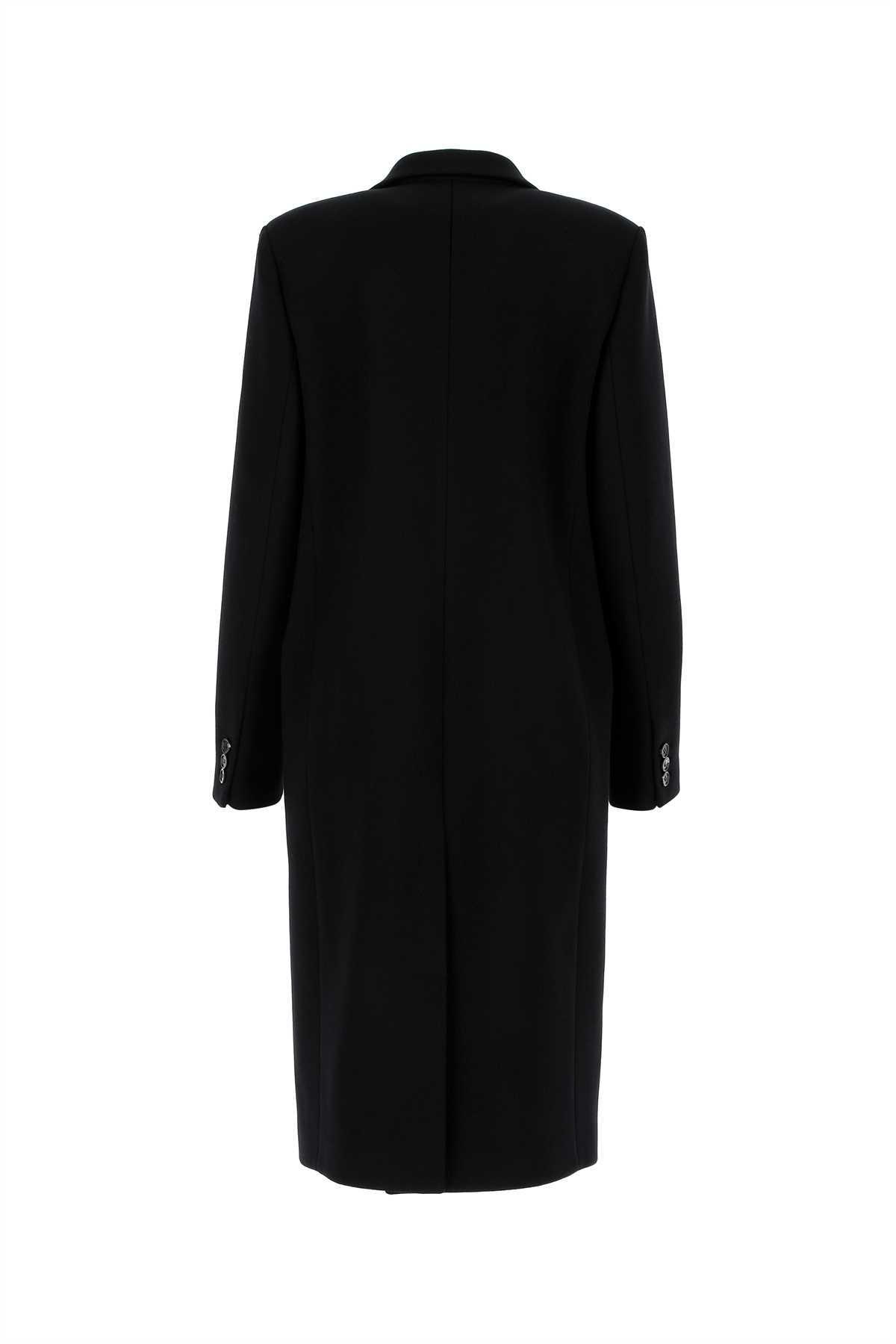 Single Breasted Coat In Black Product Image