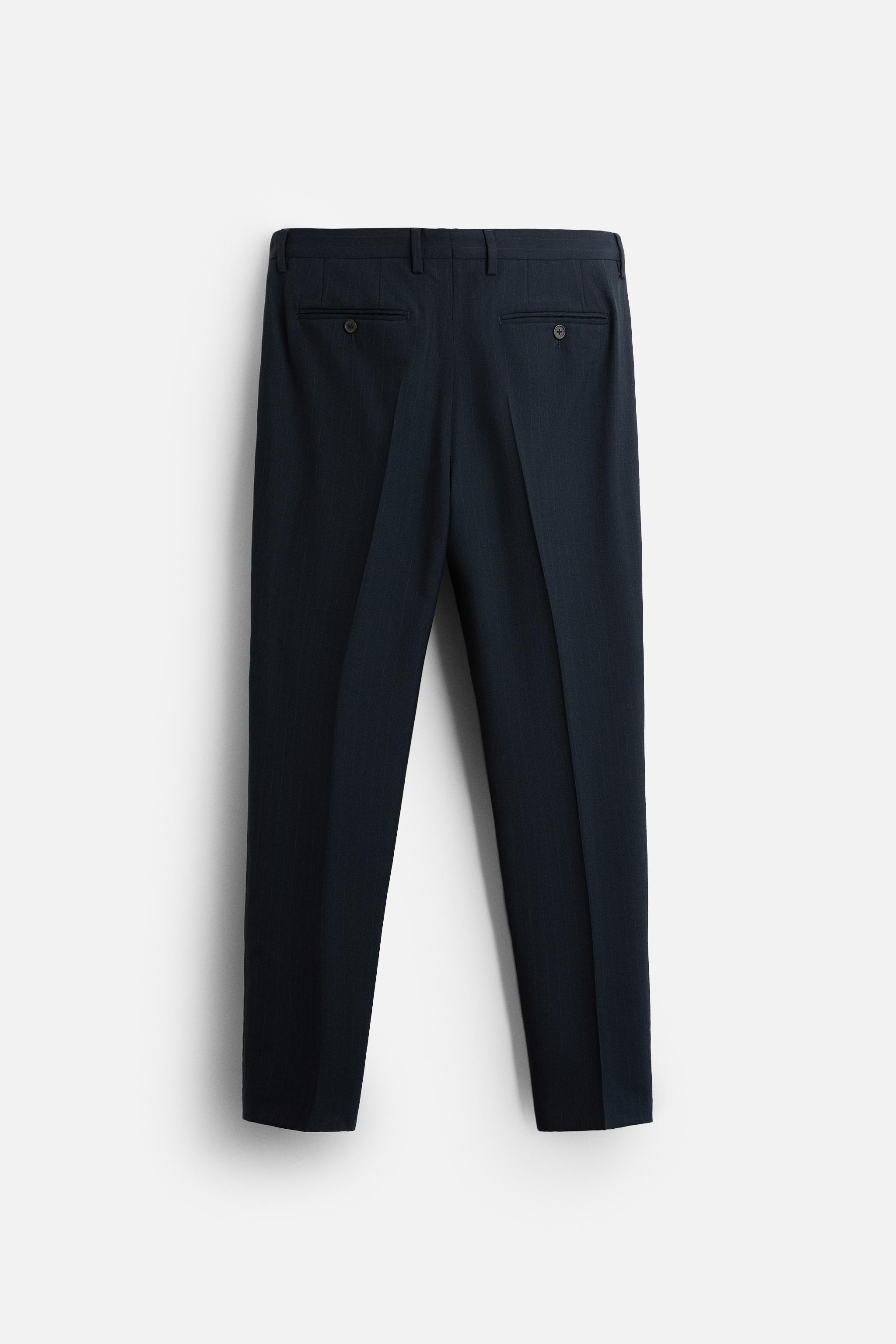 PINSTRIPE SUIT PANTS Product Image