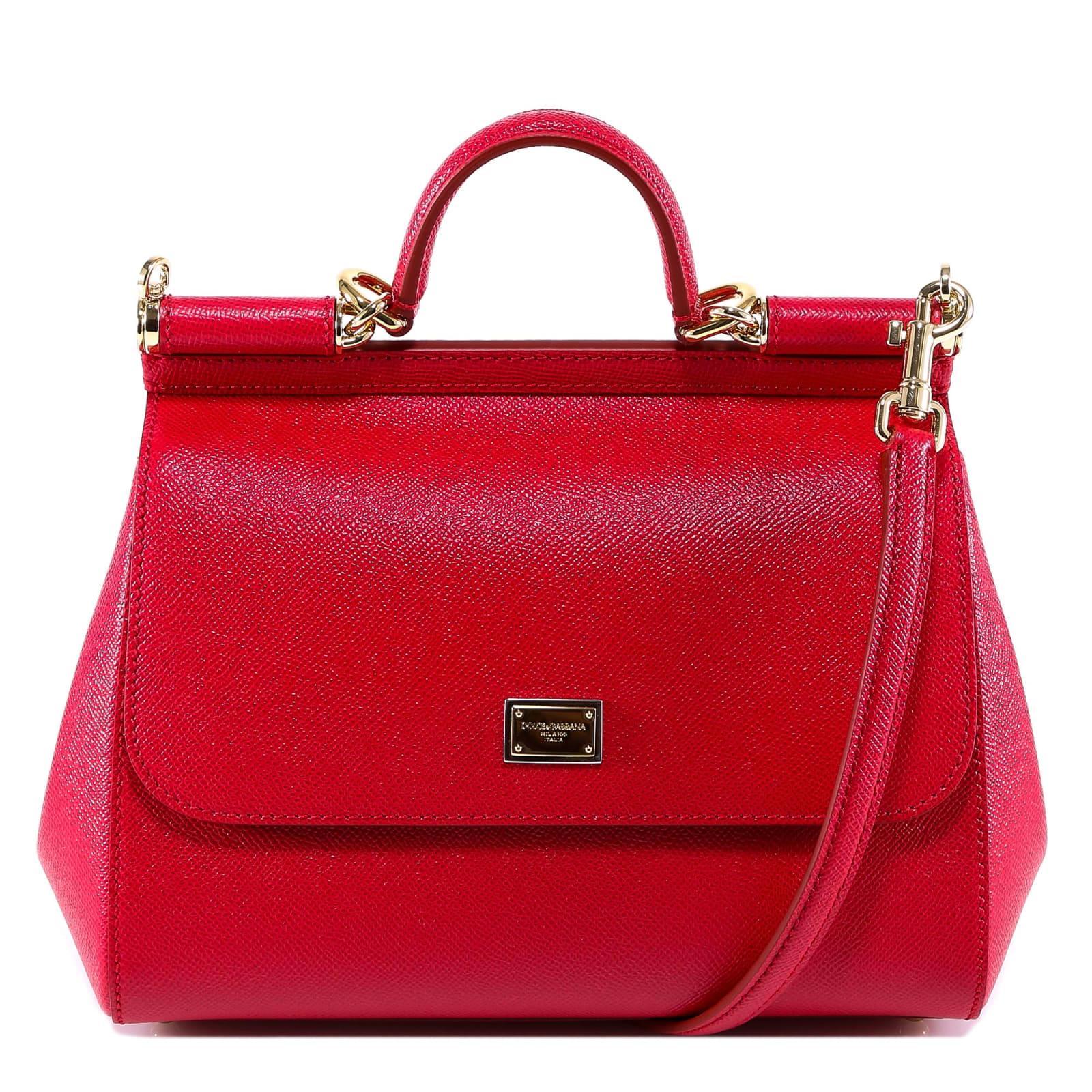 Sicily Handbag In Red Product Image