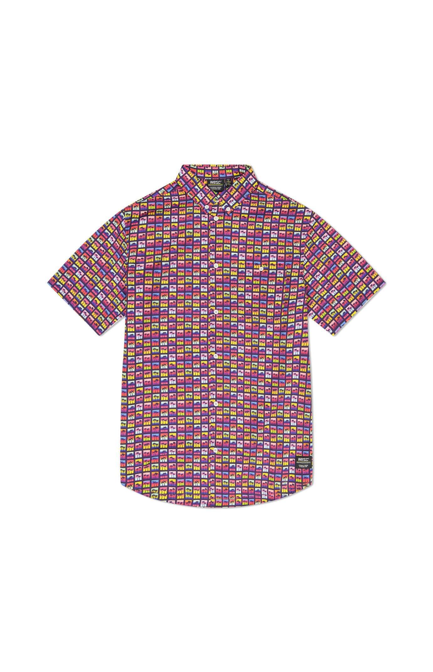 WeSC America Inc Mens Odem Palm Polaroid Camp Shirt - Product Image