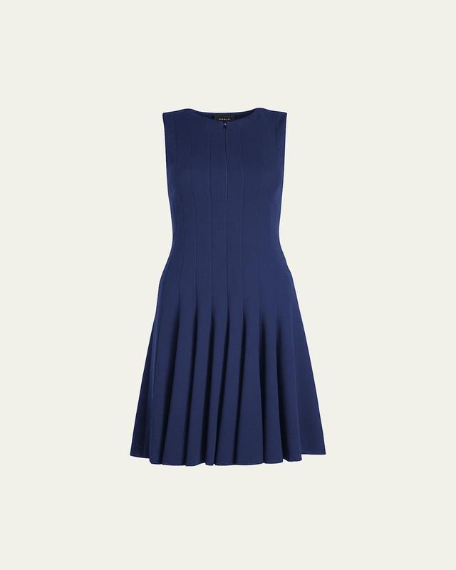 Womens Double-Face Flare Dress Product Image