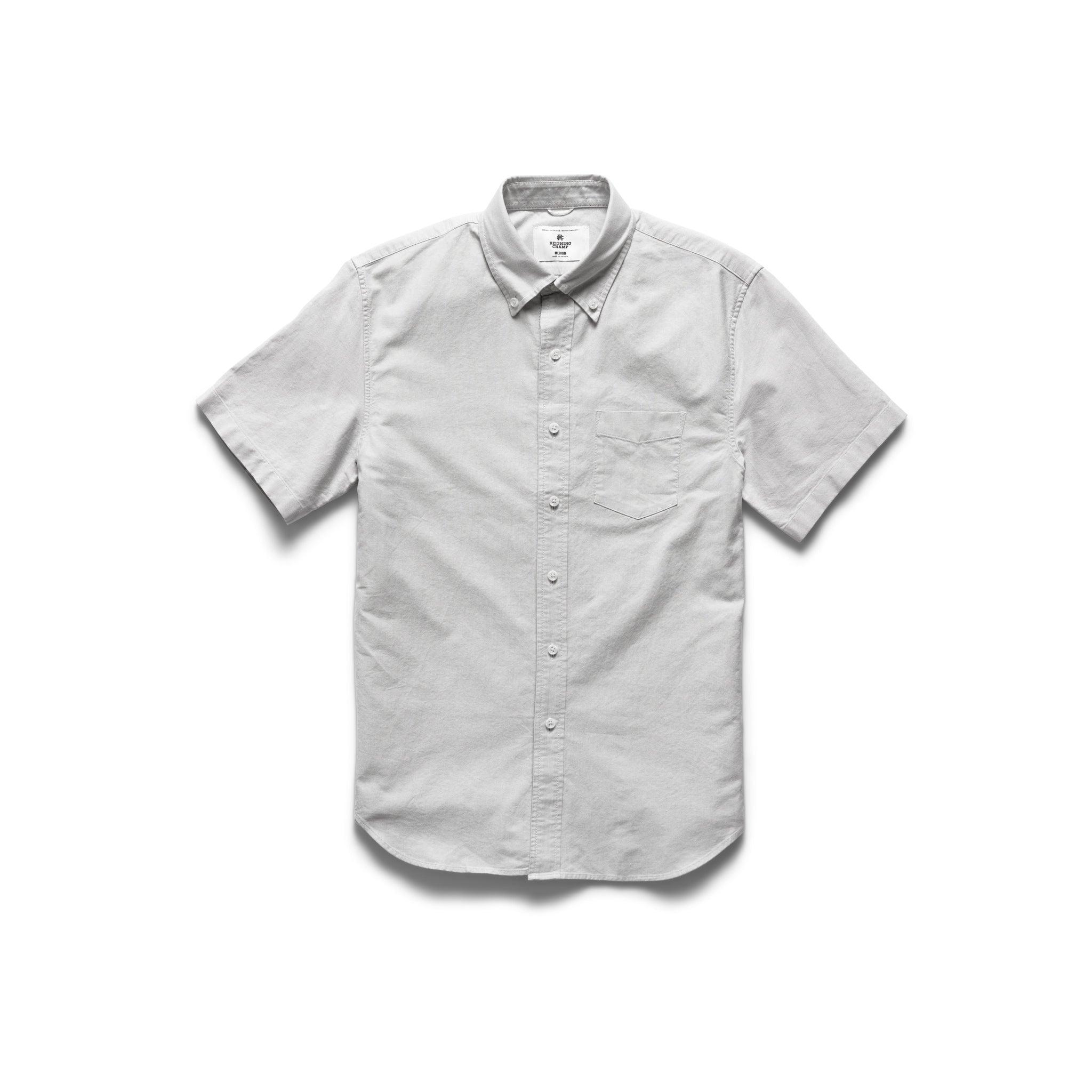 Cotton Oxford Windsor SS Shirt Male Product Image