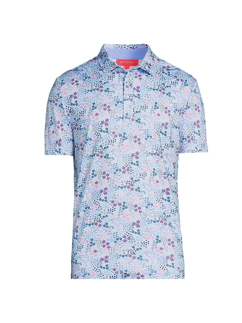 Mens Rhodes Floral Polo Shirt Product Image