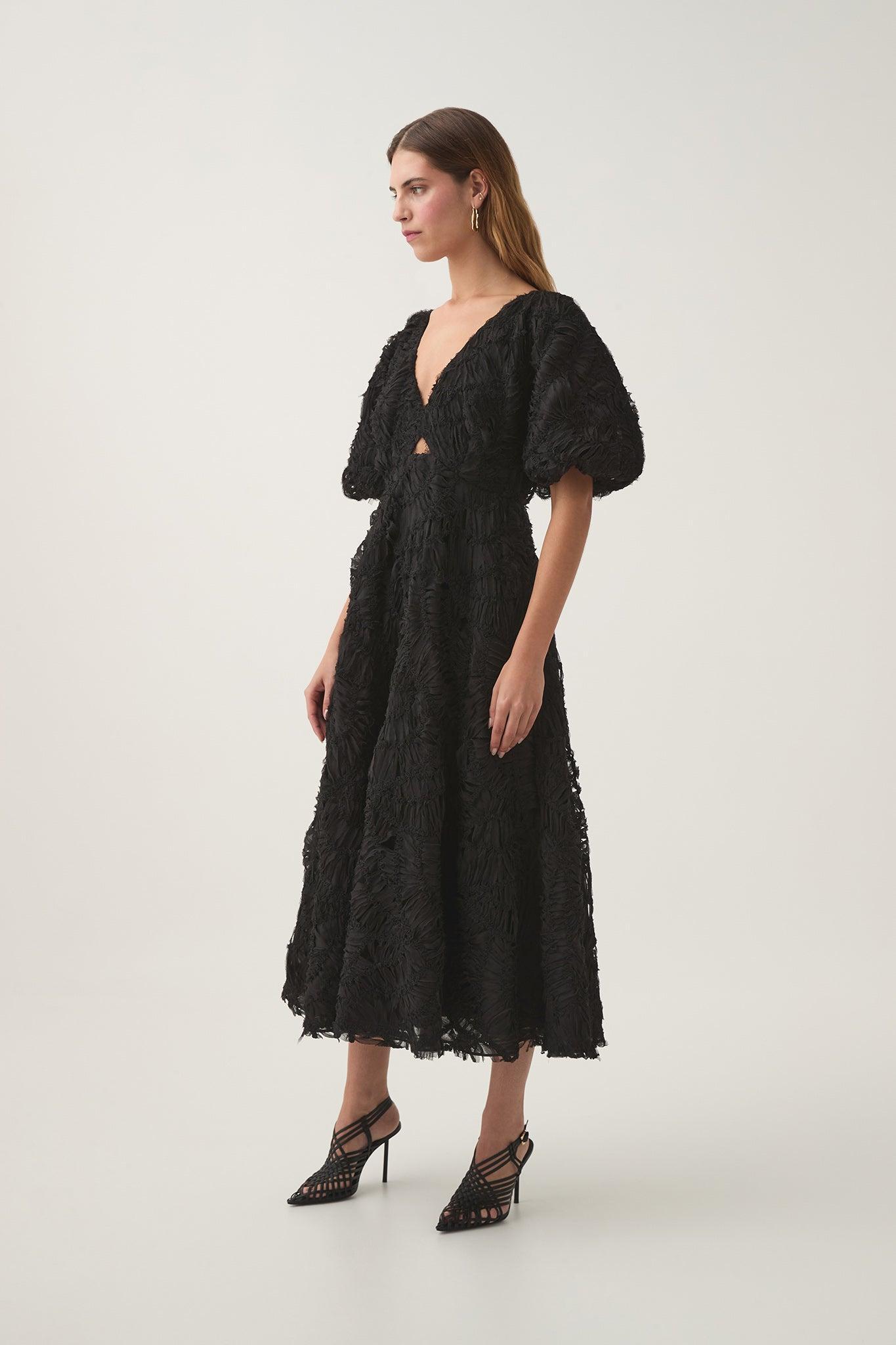 Florential Textured Midi Dress Product Image