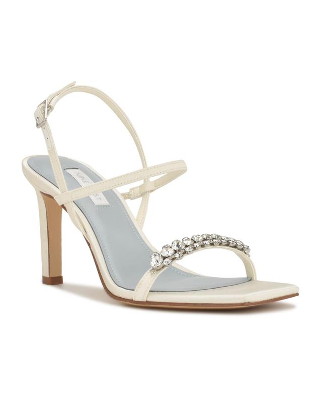 Nine West Womens Oreece Bridal Embellished Dress Sandals Product Image