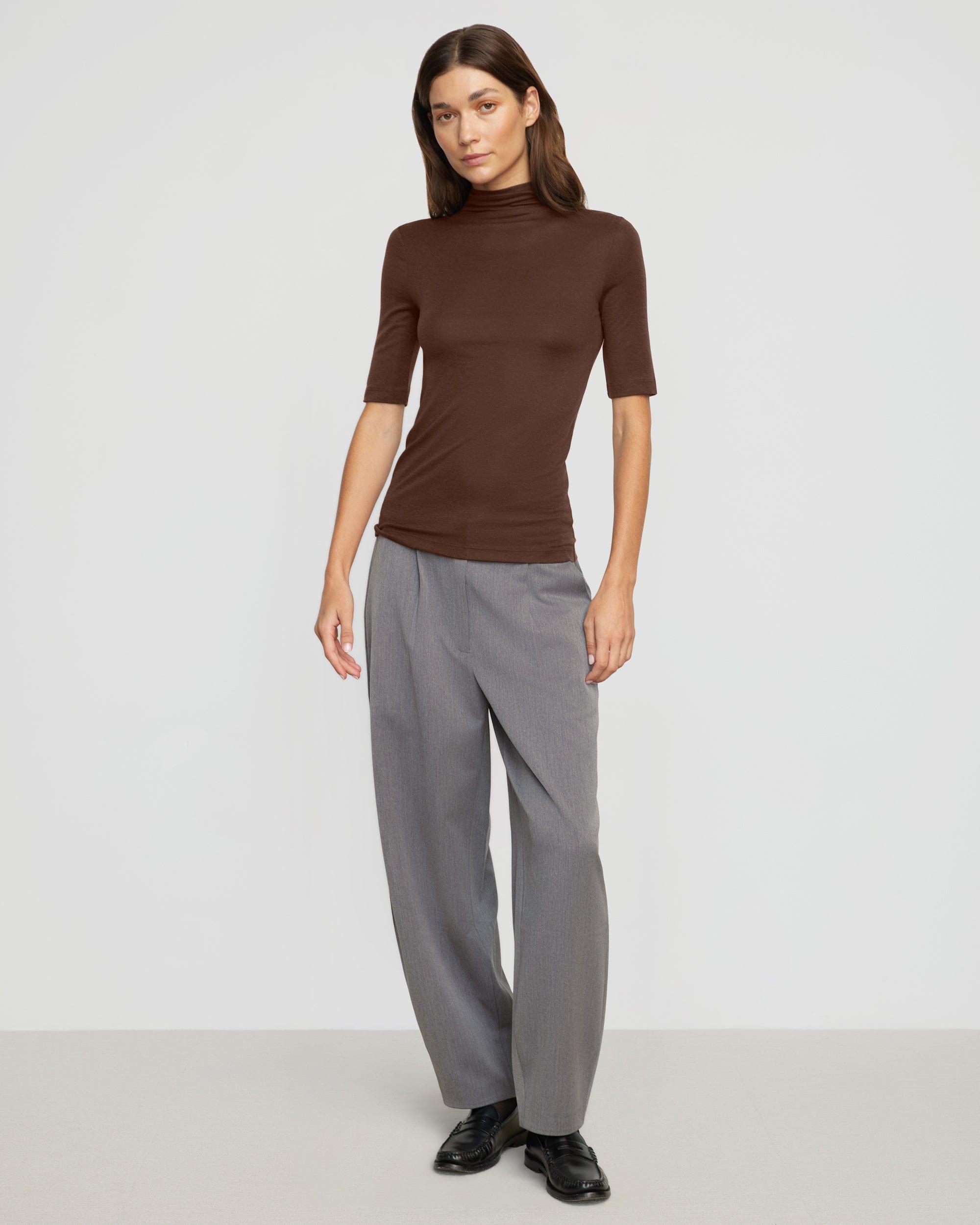 Gina Tencel-Wool Semi-Sheer Tee Product Image