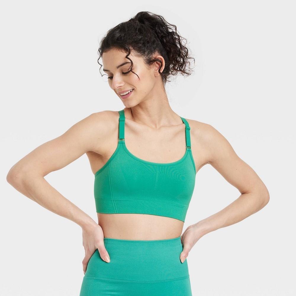 Womens Seamless Medium Support Cami Sports Bra - All In Motion L Product Image