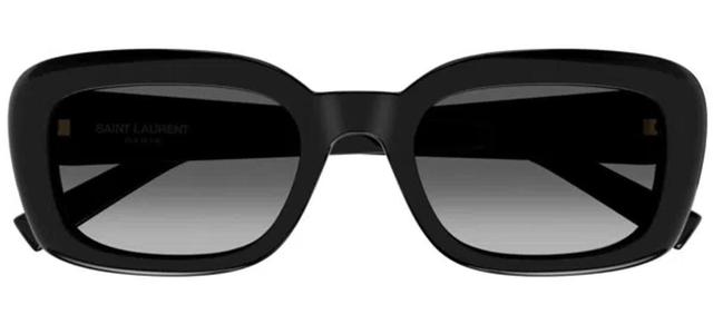 Eyewear Rectangle Frame Sunglasses In Black Product Image