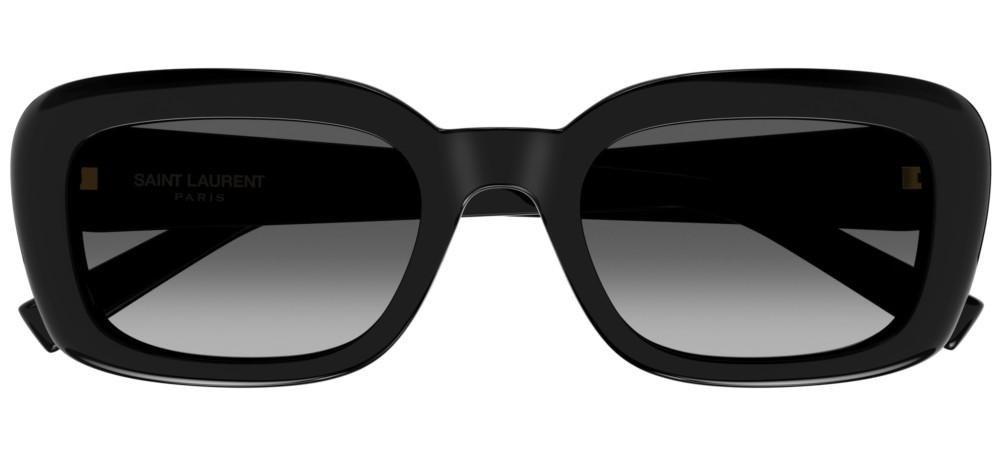 Eyewear Rectangle Frame Sunglasses In Black Product Image