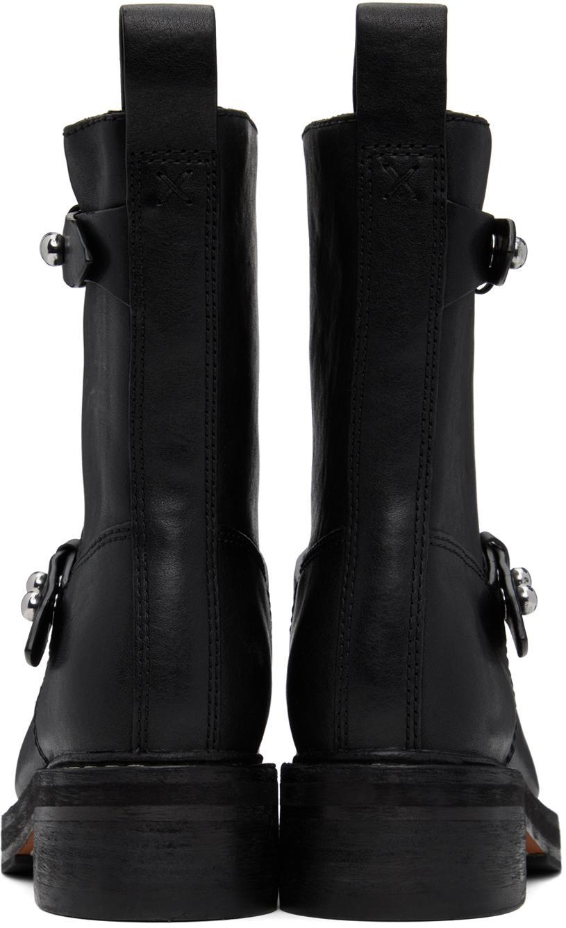 RAG & BONE Black Rb Moto Boots Product Image