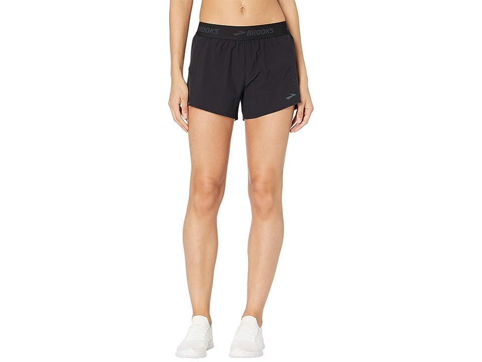 Brooks Women's Chaser 3 Inch Short Black / Brooks Product Image