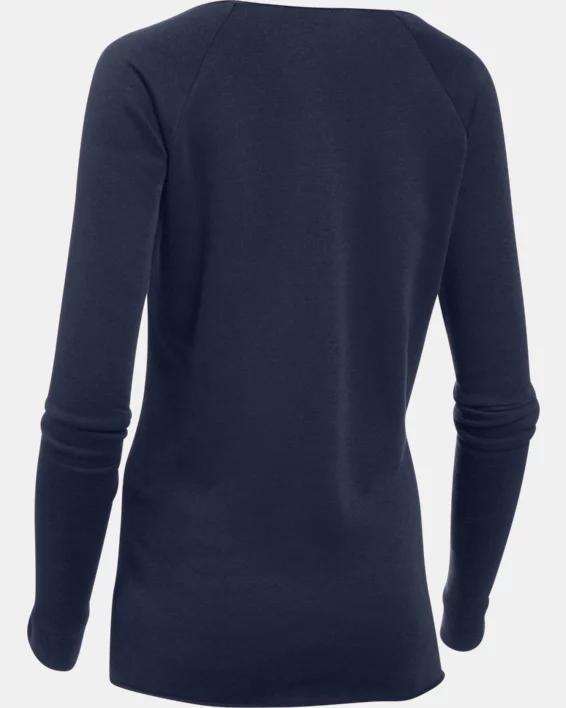 Women's UA Hustle Fleece Crew Product Image