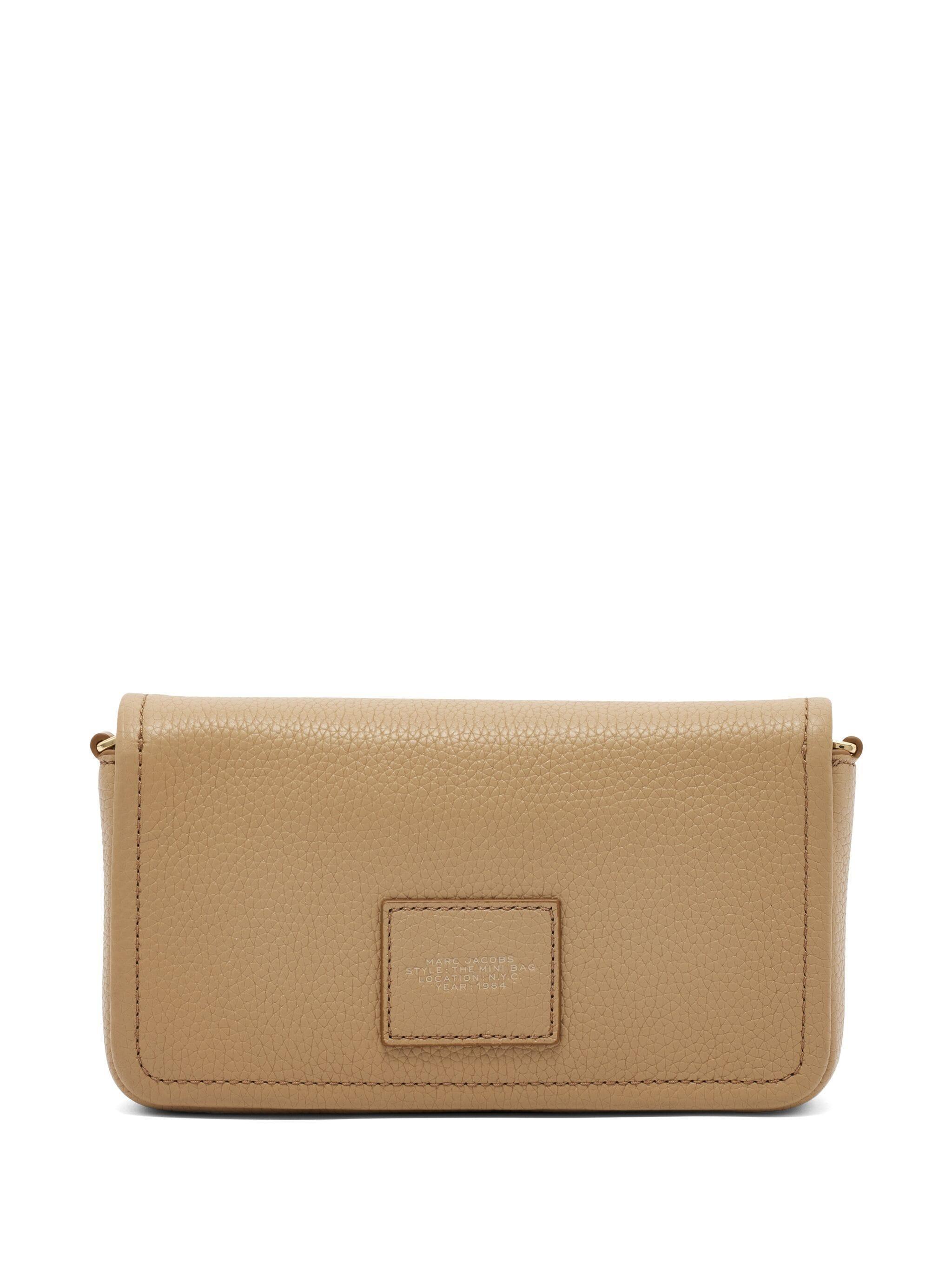 The Leather Mini Bag In Beis Product Image