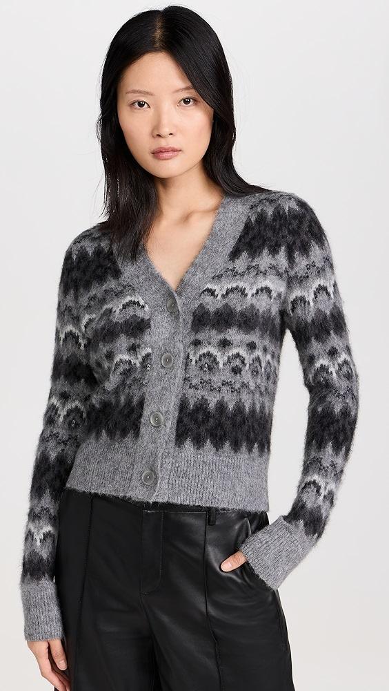 Vince Fair Isle Cardigan | Shopbop Product Image