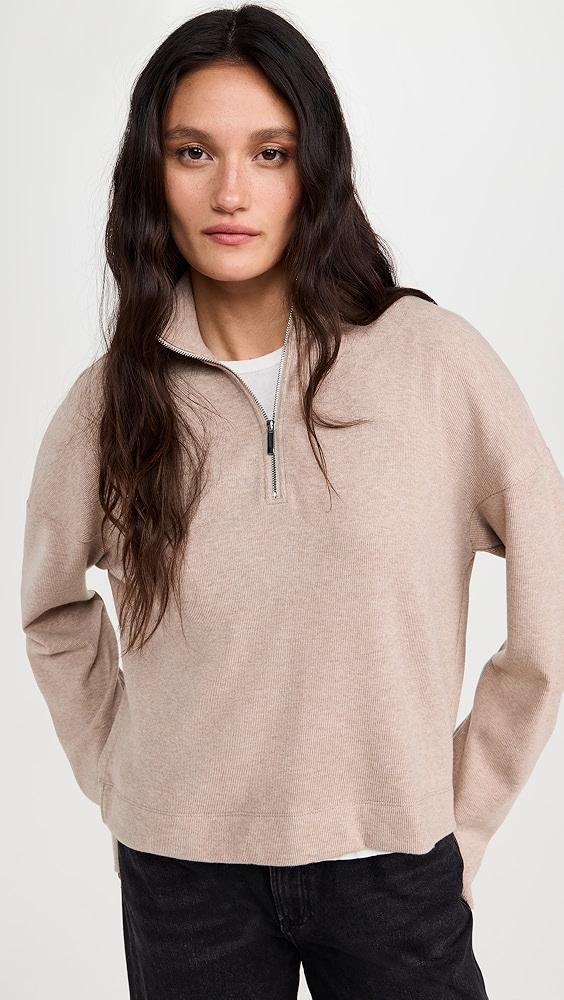 Madewell Cozy Handed Zip Up Sweatshirt | Shopbop Product Image