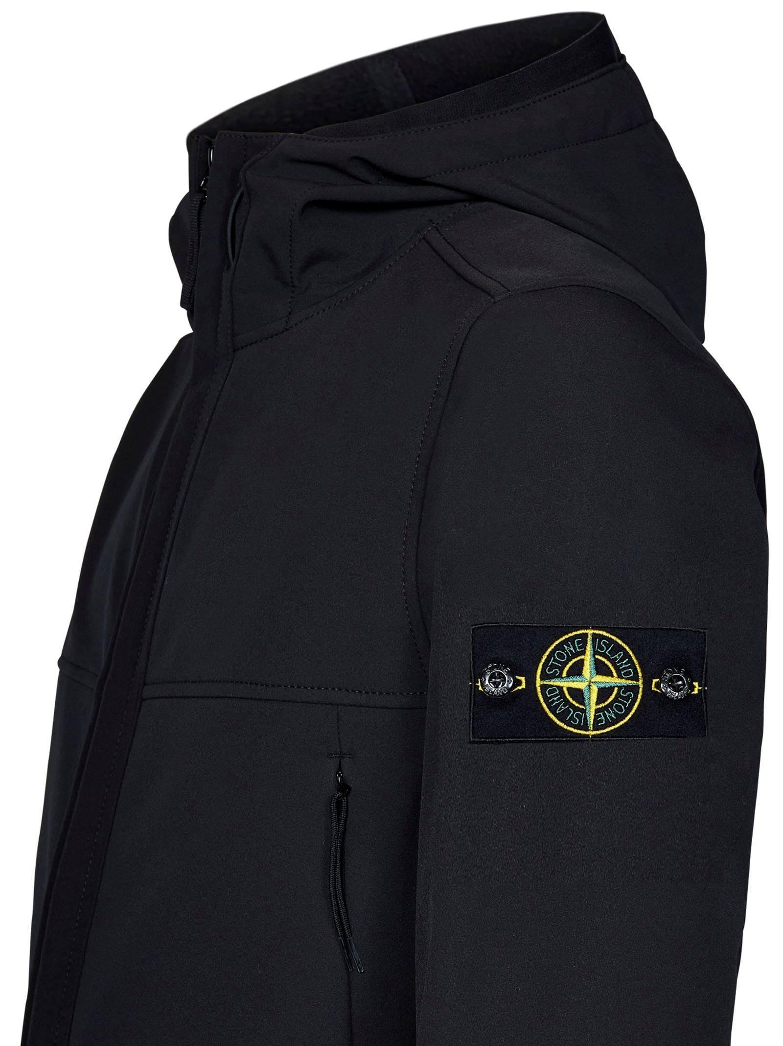 STONE ISLAND Jacket In Black Product Image