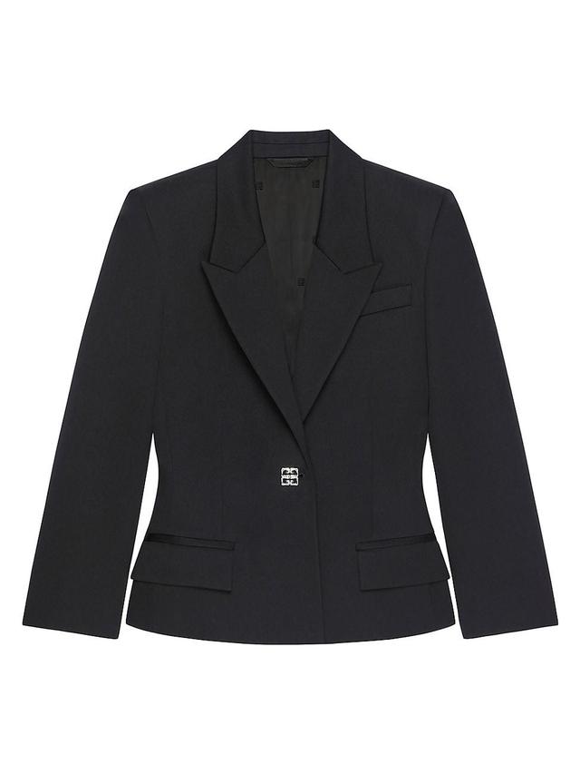 Womens Jacket in Wool with 4G Detail Product Image