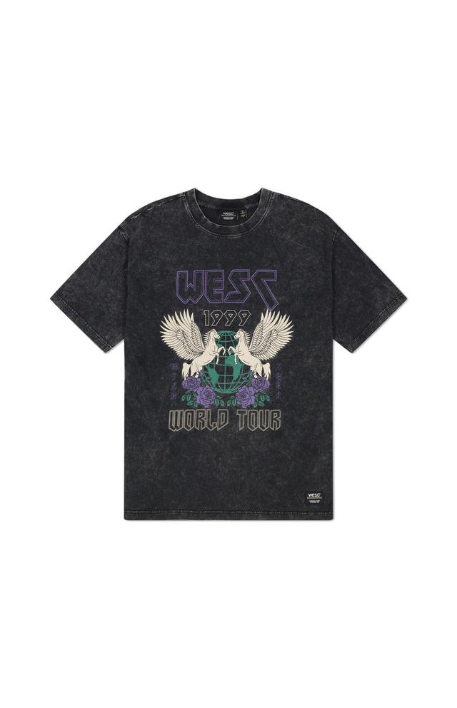 WeSC America Inc Mens Mason Wesc World Tour Enzyme Washed T-Shirt Product Image