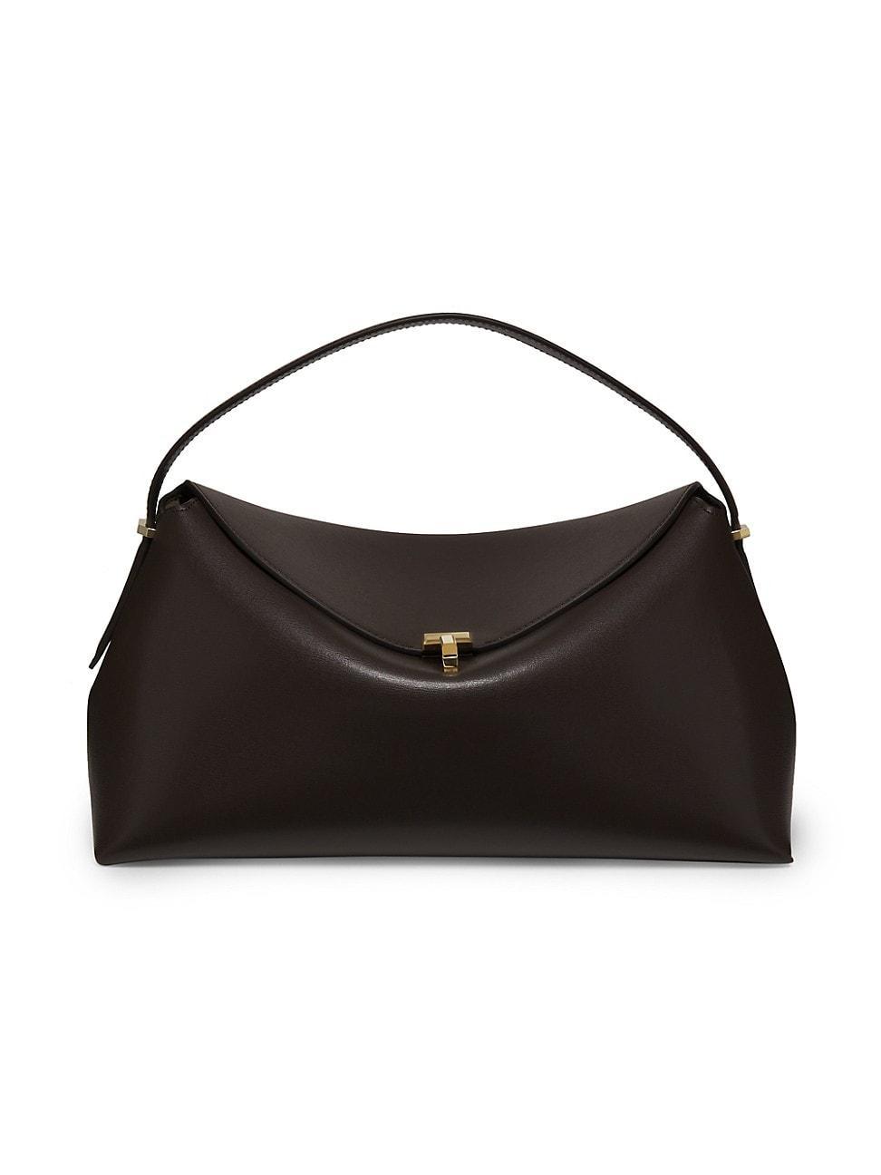 Womens T-Lock Palmellato Leather Top-Handle Bag Product Image