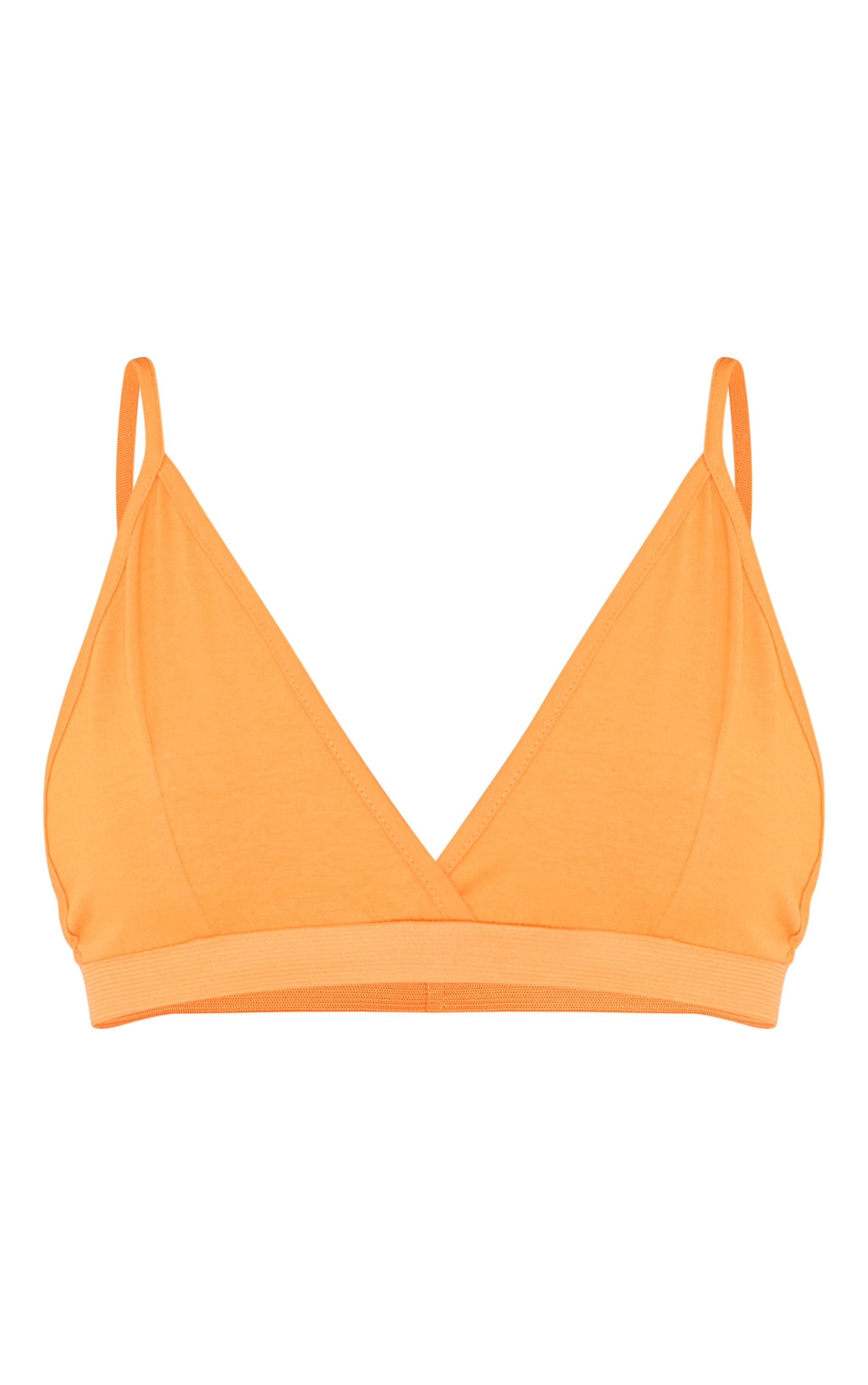 Orange Cotton Bralet Product Image