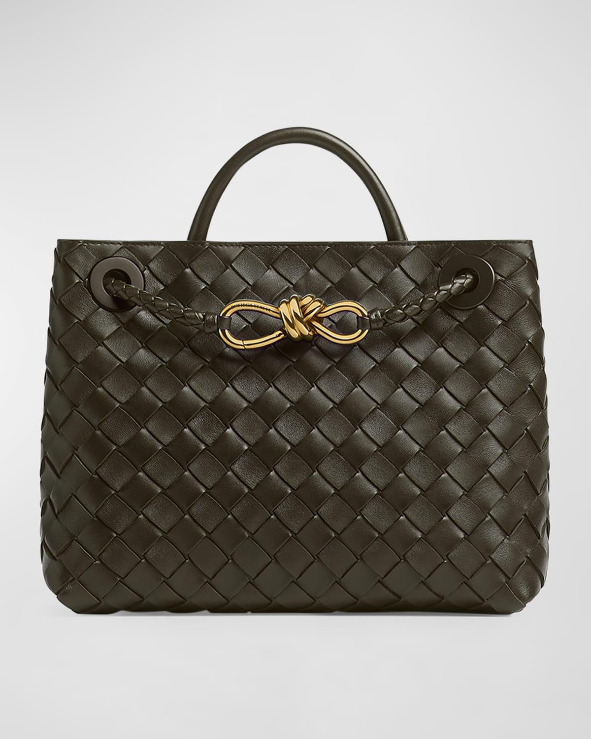 Bottega Veneta Andiamo Small Woven Shoulder Bag Product Image