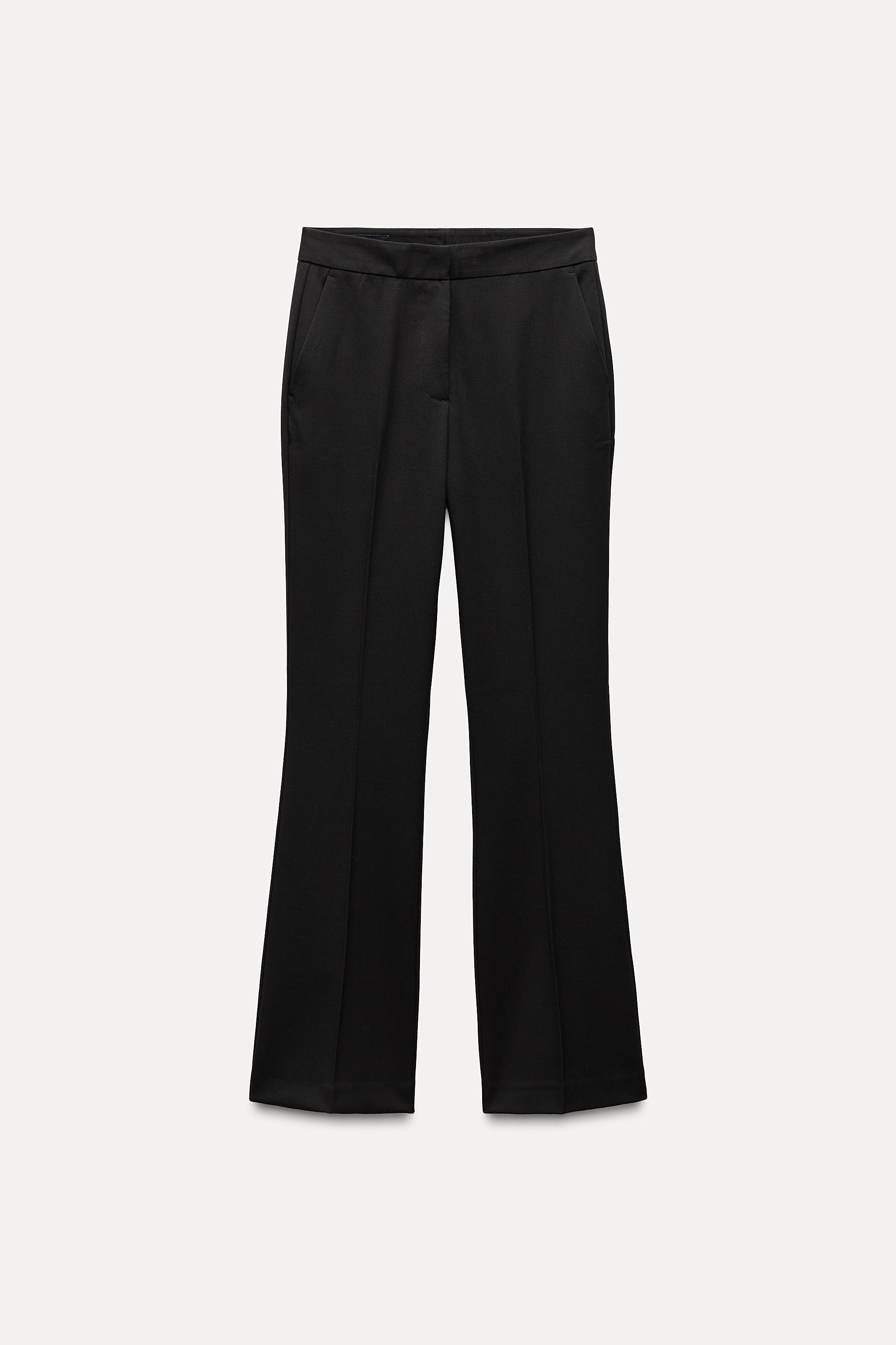 FLARED HIGH-WAISTED PANTS Product Image