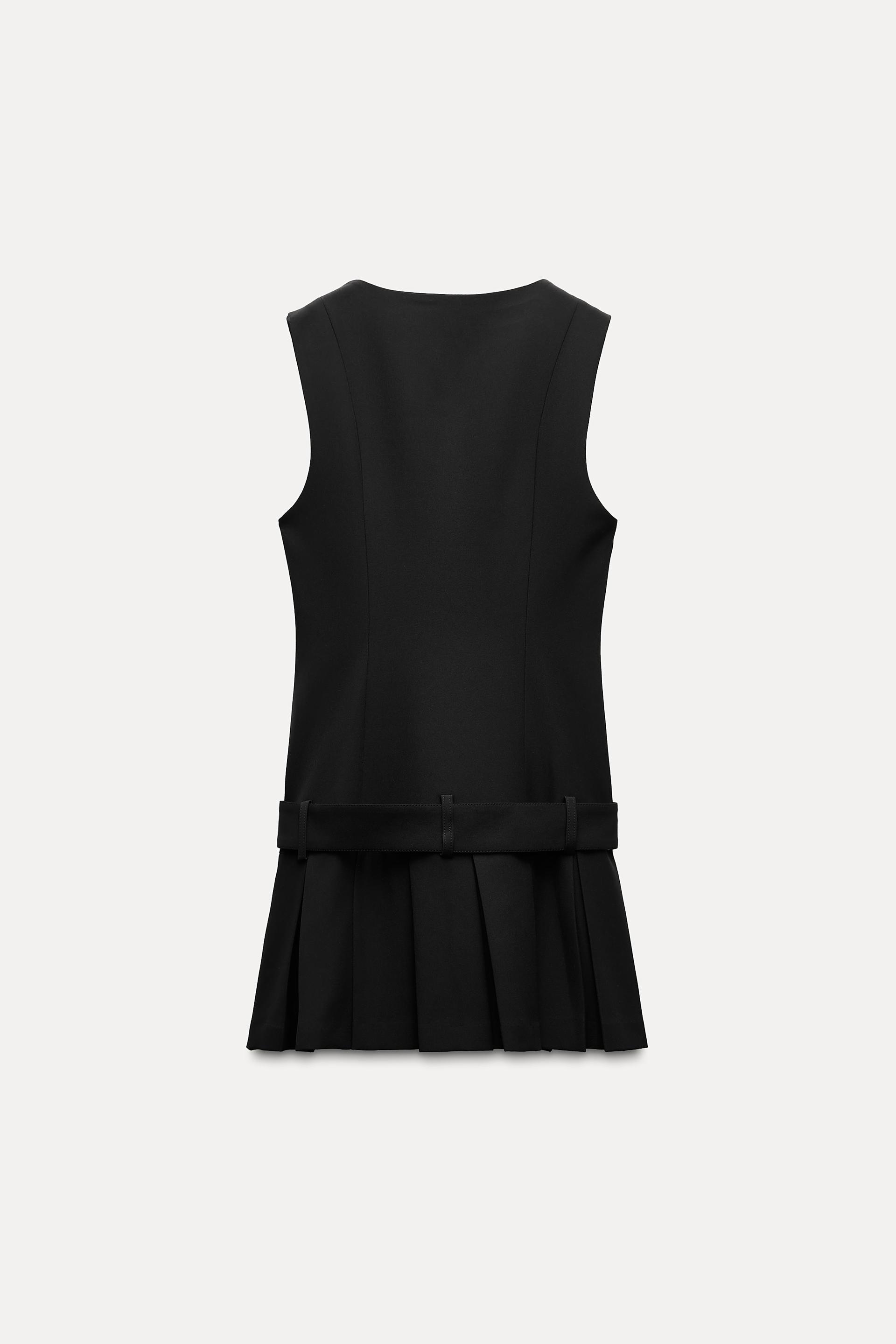 SHORT PLEATED DRESS Product Image