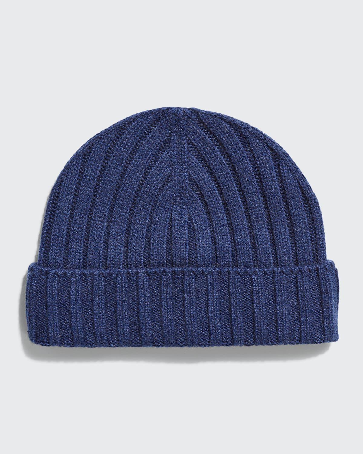 Mens Cashmere Beanie Hat Product Image