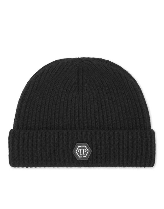 Wool Beanie In Black Product Image