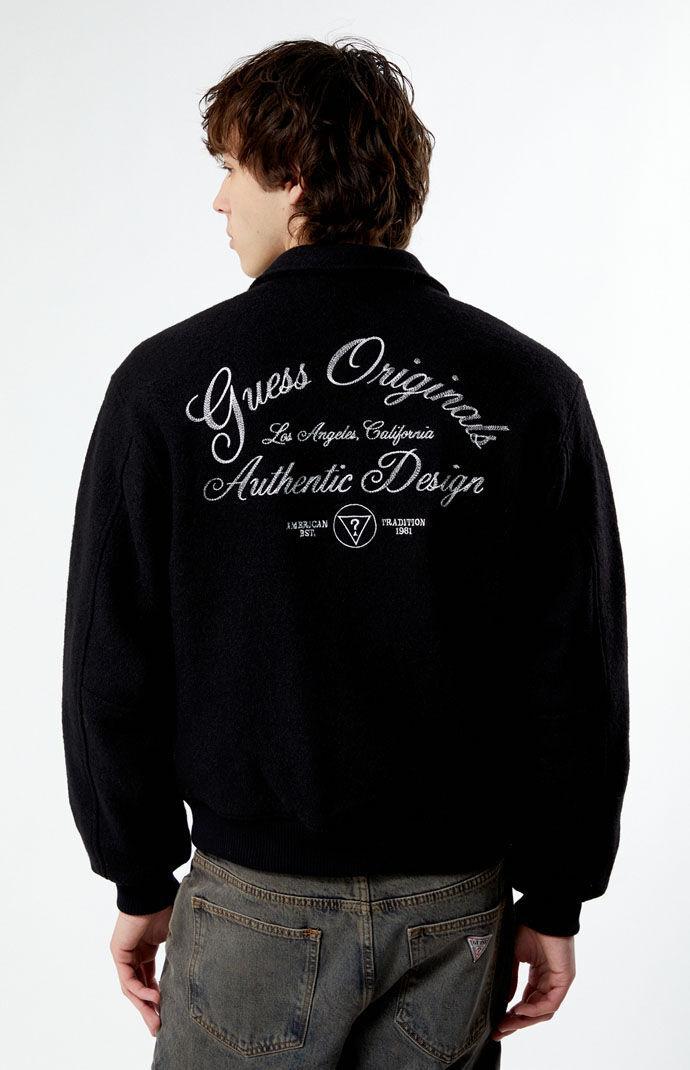 GUESS Originals Men's Wool-Blend Varsity Jacket Product Image