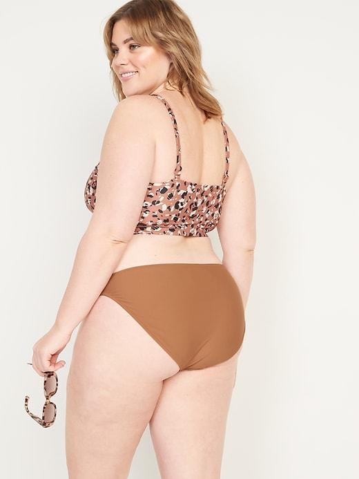 Mid-Rise Bikini Swim Bottoms Product Image