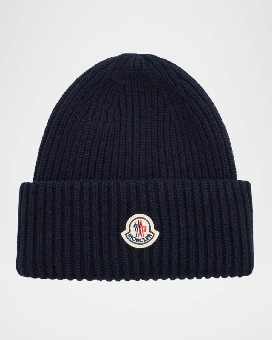 Men's Ribbed Logo Beanie Product Image