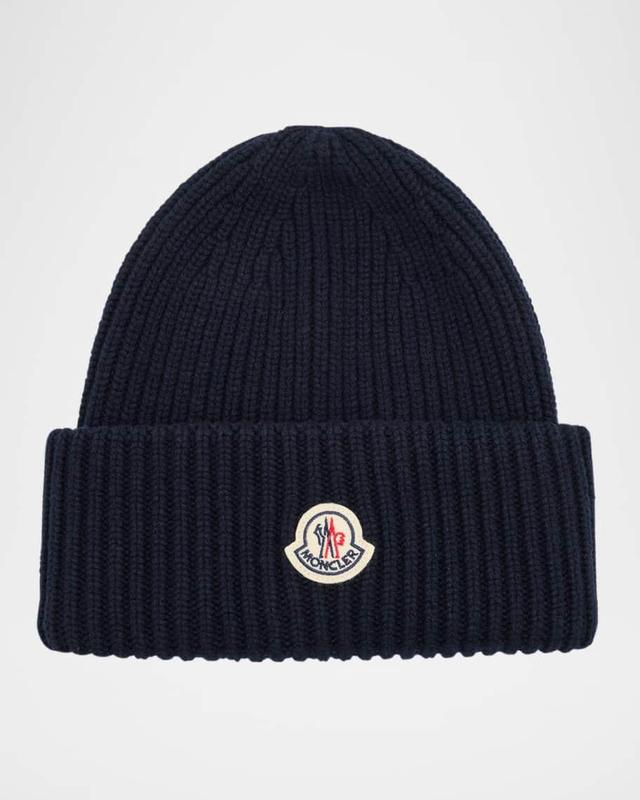 Men's Ribbed Logo Beanie Product Image