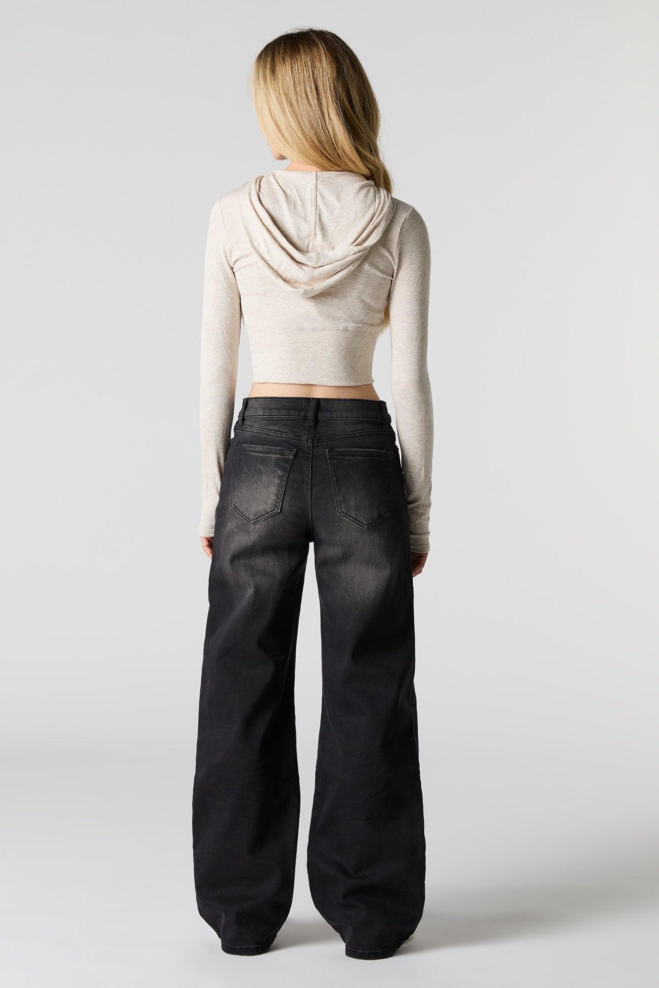 High Rise Stretch Wide Leg Jean Female Product Image