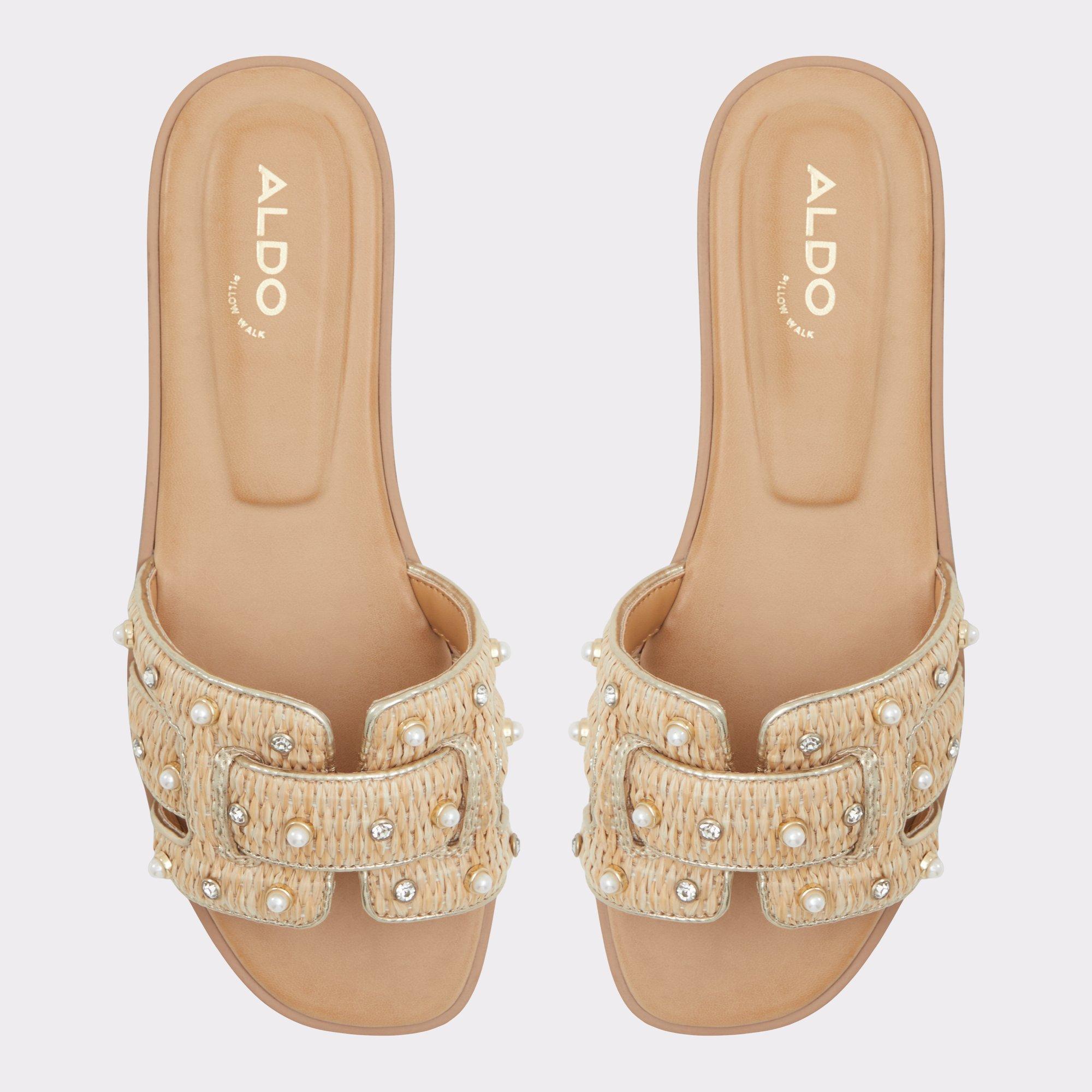 Elenaa Beige Combo Women's Flats | ALDO US Product Image