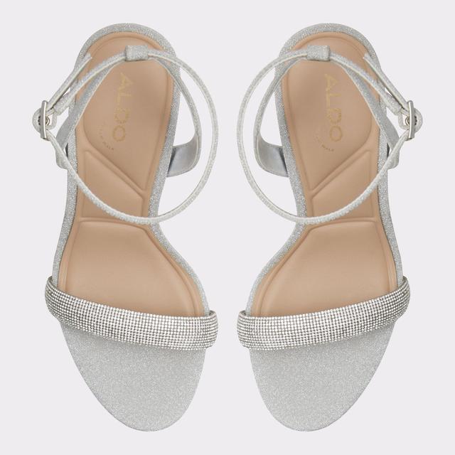 Perlea Silver Women's Strappy sandals | ALDO US Product Image