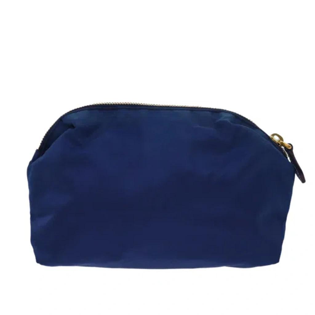 Tessuto Blue Canvas Clutch Bag () Product Image