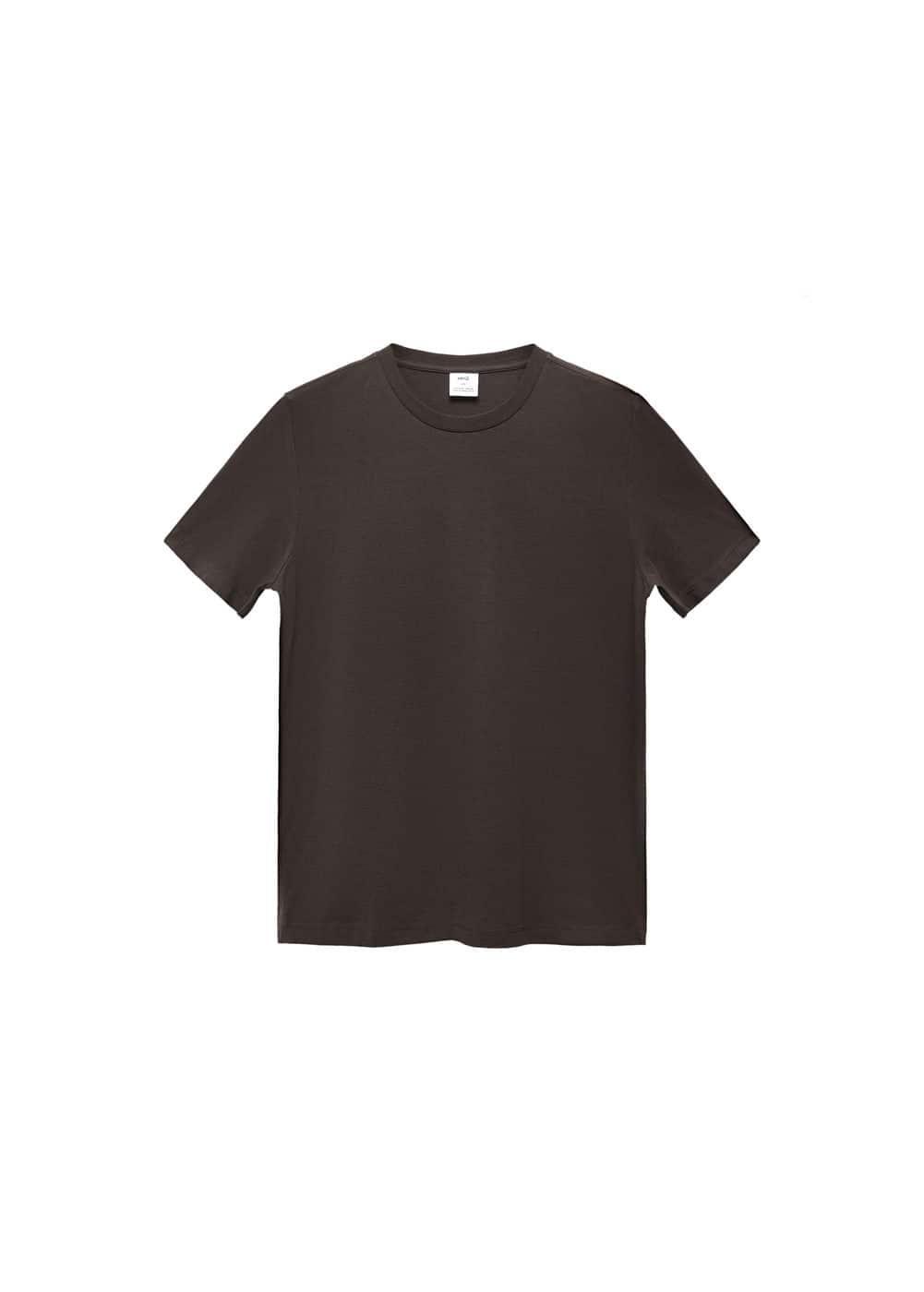 Mens Crewneck T-Shirt with Faux-Layering Product Image