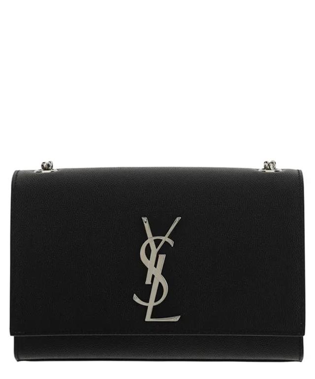 SAINT LAURENT Kate Small Leather Shoulder Bag In Black Product Image