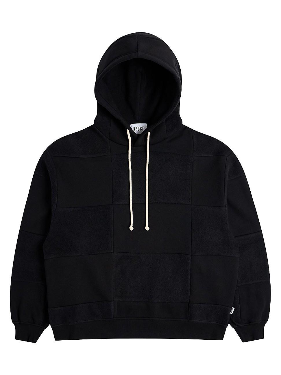 Mens Quilted Hoodie Product Image