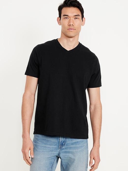 Soft-Washed V-Neck T-Shirt 3-Pack Product Image