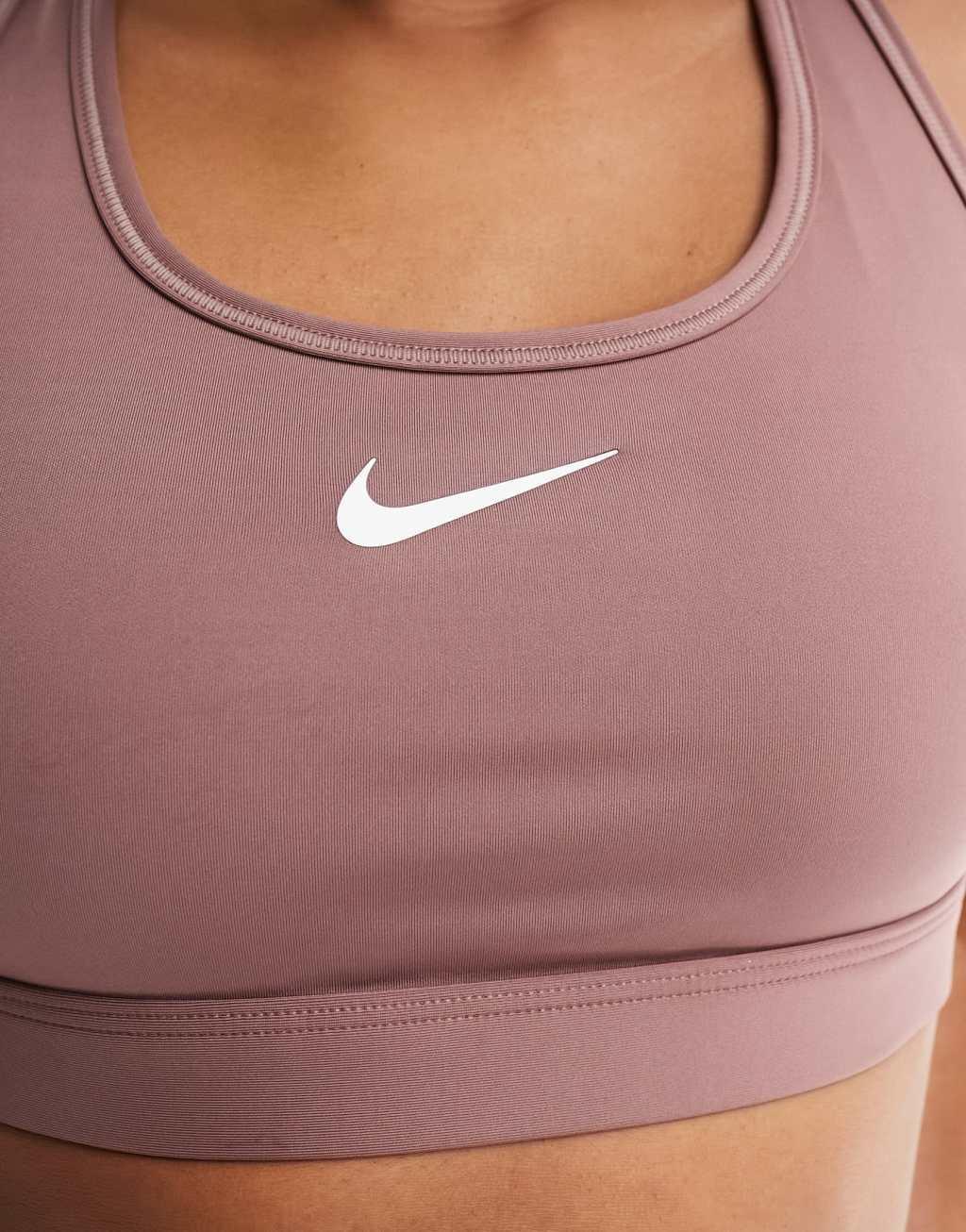 Nike Training mini swoosh medium support sports bra Product Image