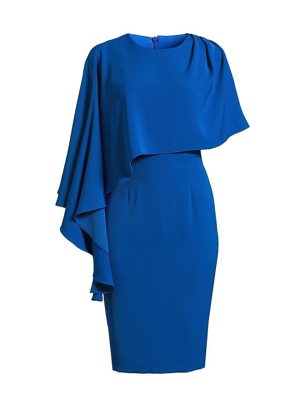 Womens Rayna Sheath Capelet Midi-Dress Product Image