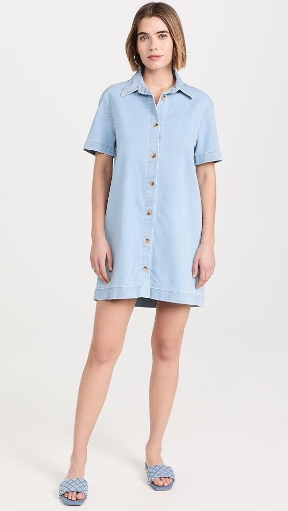 Enza Costa Soft Denim Shirt Dress | Shopbop Product Image